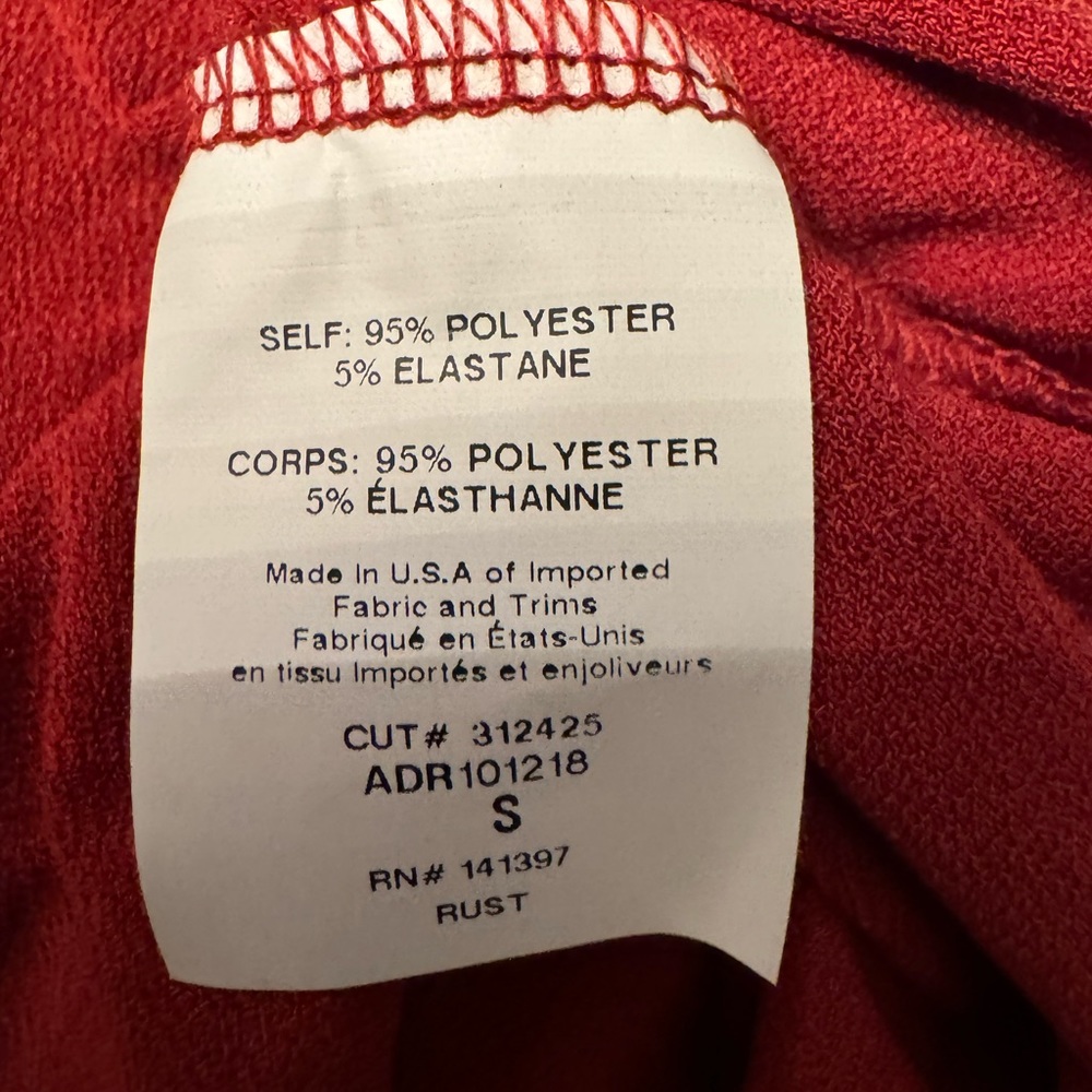 ASTR Wrapped Strap Women’s Red Maroon Rust Polyester Maxi Dress Size Small - Picture 11 of 11